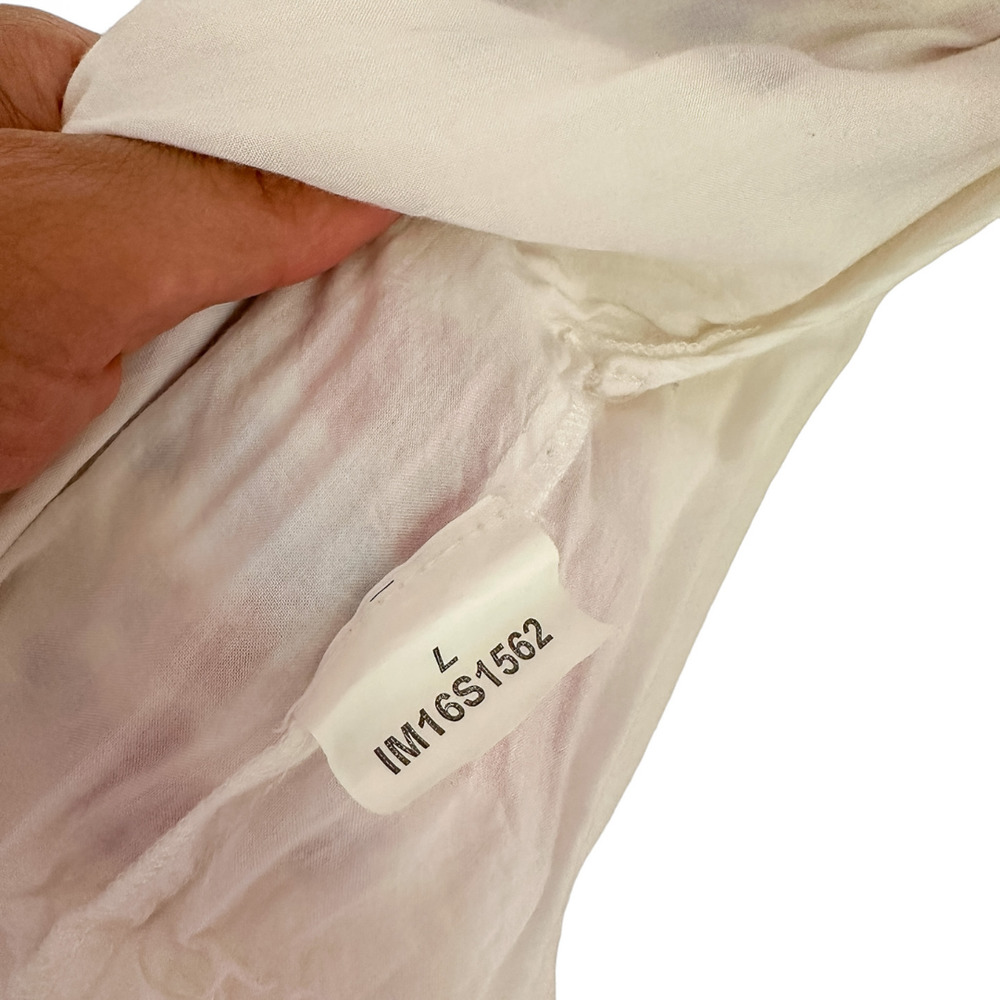 MINKPINK Falling Bloom Floral Smocked Off The Shoulder Maxi Dress White Pink  L - Picture 6 of 13